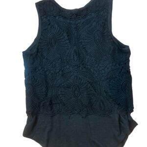 Generation Love Black Lace Tank Top